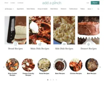 Addapinch.com(Delicious & Easy Recipes) Screenshot