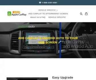 Addapplecarplay.com(Add CarPlay) Screenshot