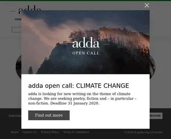 Addastories.org(Adda) Screenshot