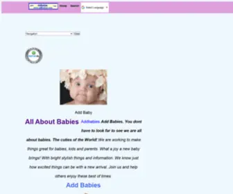 Addbabies.com(Add Babies) Screenshot