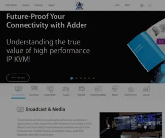 Adder.com(The IP KVM People) Screenshot