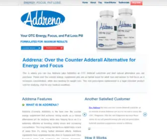 Adderllin.com(Addrena #1 Reviewed Over The Counter Adderall Substitute with Natural Ingredients) Screenshot