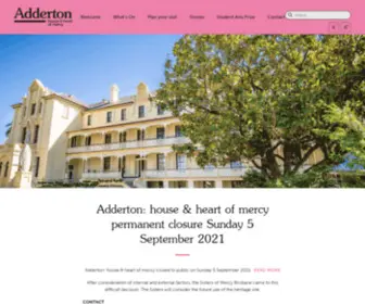 Adderton.org.au(Sisters Of Mercy) Screenshot