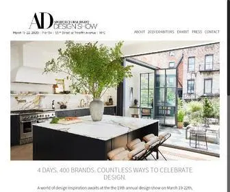 Addesignshow.com(NY Luxury Design Fair) Screenshot