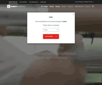 AddevMaterials.com(ADDEV Materials) Screenshot
