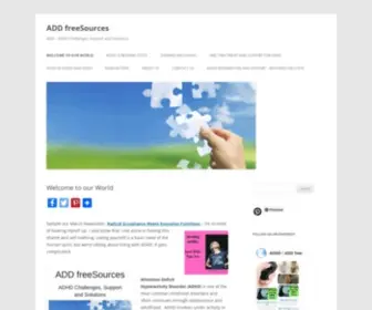 Addfreesources.net(ADHD Challenges) Screenshot