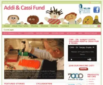 Addiandcassi.com(The Addi and Cassi Fund) Screenshot