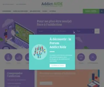 Addictaide.fr(Le village des addictions) Screenshot