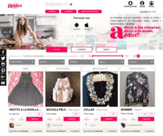 Addictcanarias.com(Comprar Ropa Online Mujer en Addict Canarias) Screenshot