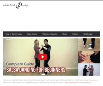 Addicted2Salsa.com(Salsa dancing videos) Screenshot