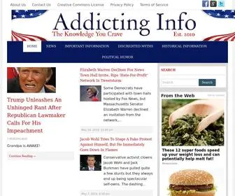Addictinginfo.org(Addicting Info) Screenshot