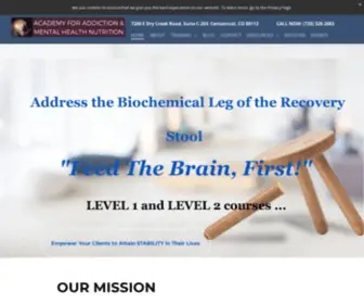 Addictionnutritionacademy.com(Amino Acid Therapy) Screenshot