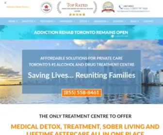 Addictionrehabtoronto.ca(Drug Rehab) Screenshot