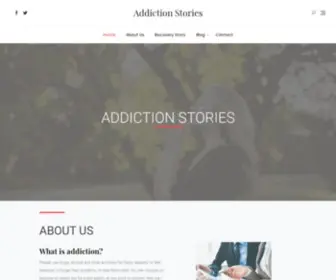 Addictionstories.net(What is Addiction) Screenshot