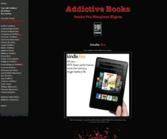 Addictivebooks.com(This web site) Screenshot