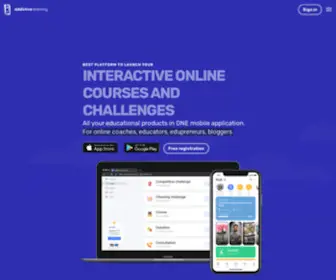 Addictivelearning.io(الصفحة) Screenshot