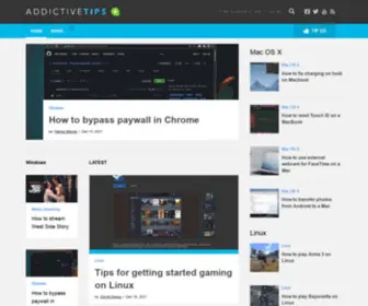 Addictivetips.com(Tech tips to make you smarter) Screenshot
