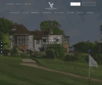 Addingtoncourt-Golfclub.co.uk(Addington Court Golf Club) Screenshot