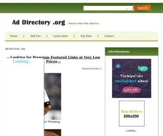 Addirectory.org(Ad Directory .org) Screenshot