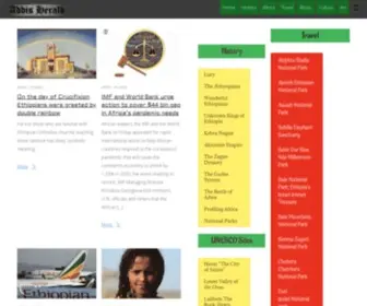 Addisherald.com(Addis Herald) Screenshot