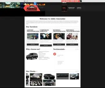 Addislimousine.com(Addis Limousine) Screenshot