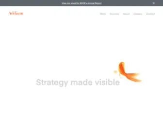 Addison.com(Strategy Made Visible®) Screenshot