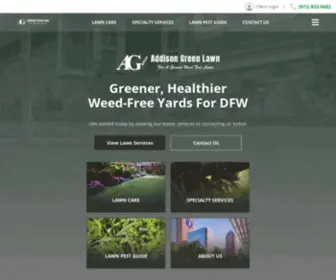 Addisongreenlawn.com(Addison Green Lawn) Screenshot