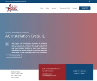 Additheating.com(Addit Heating & Air Conditioning) Screenshot