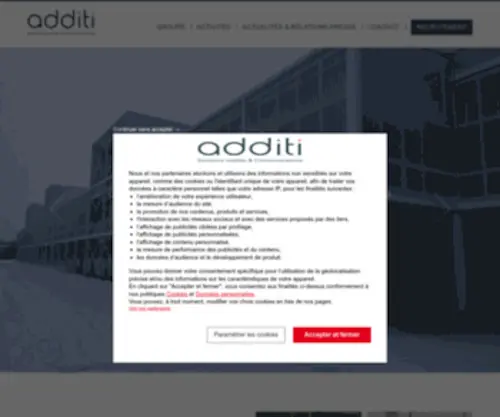 Additi.fr(Le spécialiste médias & communication de proximité) Screenshot