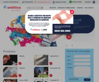 Additiva.com.br(Distribuidora de Produtos Químicos BASF) Screenshot