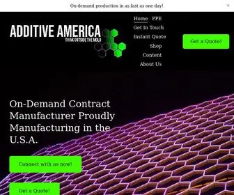 Additiveamerica.com(3D Printing #MadeInAmerica) Screenshot