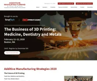 Additivemanufacturingstrategies.com(The Future of 3D Printing in Medicine and Dentistry) Screenshot
