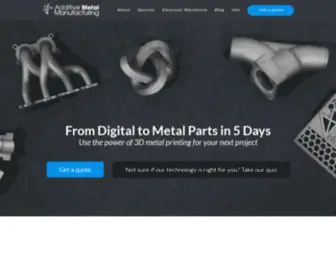Additivemet.com(Additive Metal Manufacturing) Screenshot