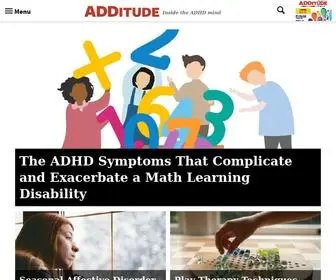 Additudemag.com(ADD & ADHD Symptom Tests) Screenshot