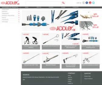 Addler.com(#1 Medical Equipment online store in India) Screenshot