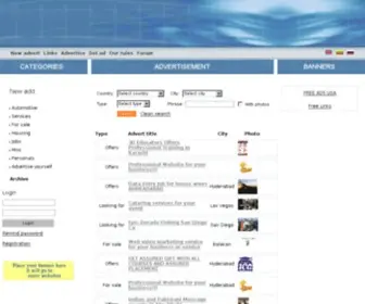 Addlistnew.com(Free ads list) Screenshot