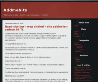 Addmehits.com(Ucretsiz) Screenshot