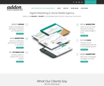 Addondigital.co.za(SOCIAL MEDIA AGENCY CAPE TOWN) Screenshot