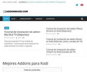 Addonskodi.com(1️⃣ TOP Mejores Addons para Kodi) Screenshot