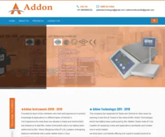 Addonweighing.com(Mettler Toledo Weighing Scale in Coimbatore) Screenshot