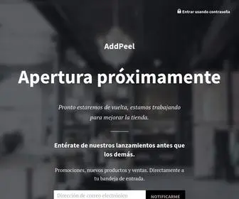 Addpeel.com(AddPeel) Screenshot