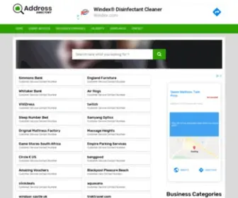 Addresscustomerservicecenternumber.com(Find customer care) Screenshot