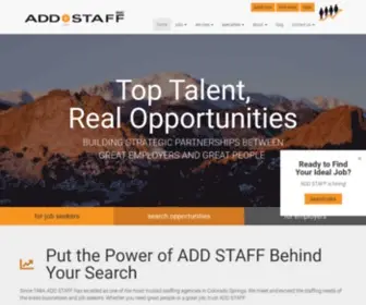 Addstaffinc.com(Colorado Springs Employment Agency) Screenshot