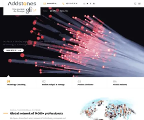 Addstones.com(High-end consultancy services) Screenshot