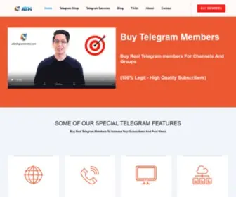 Addtelegrammember.com(Buy Telegram MembersAdd Telegram Members) Screenshot