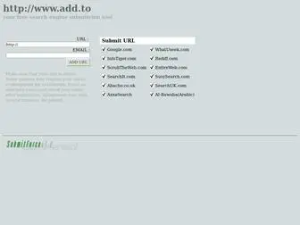 ADD.to(Submit URL) Screenshot