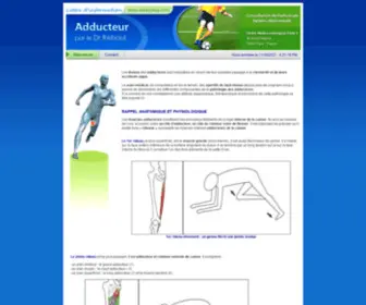 Adducteur.com(Adducteurs docteur Reboul) Screenshot