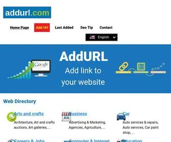 Addurl.com(Website Directory) Screenshot
