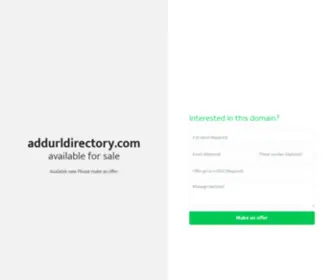 Addurldirectory.com(Link Exchange Directory) Screenshot