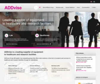Addvisegroup.com(ADDvise Group AB) Screenshot